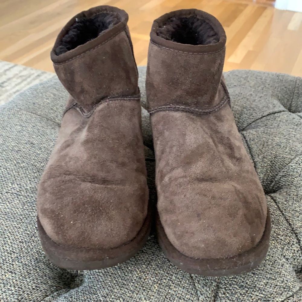 Used brown classic mini ugg size 8